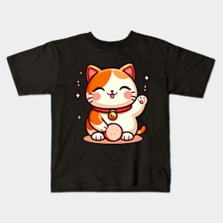 Maneki-Neko - Lucky Cat Kids T-Shirt